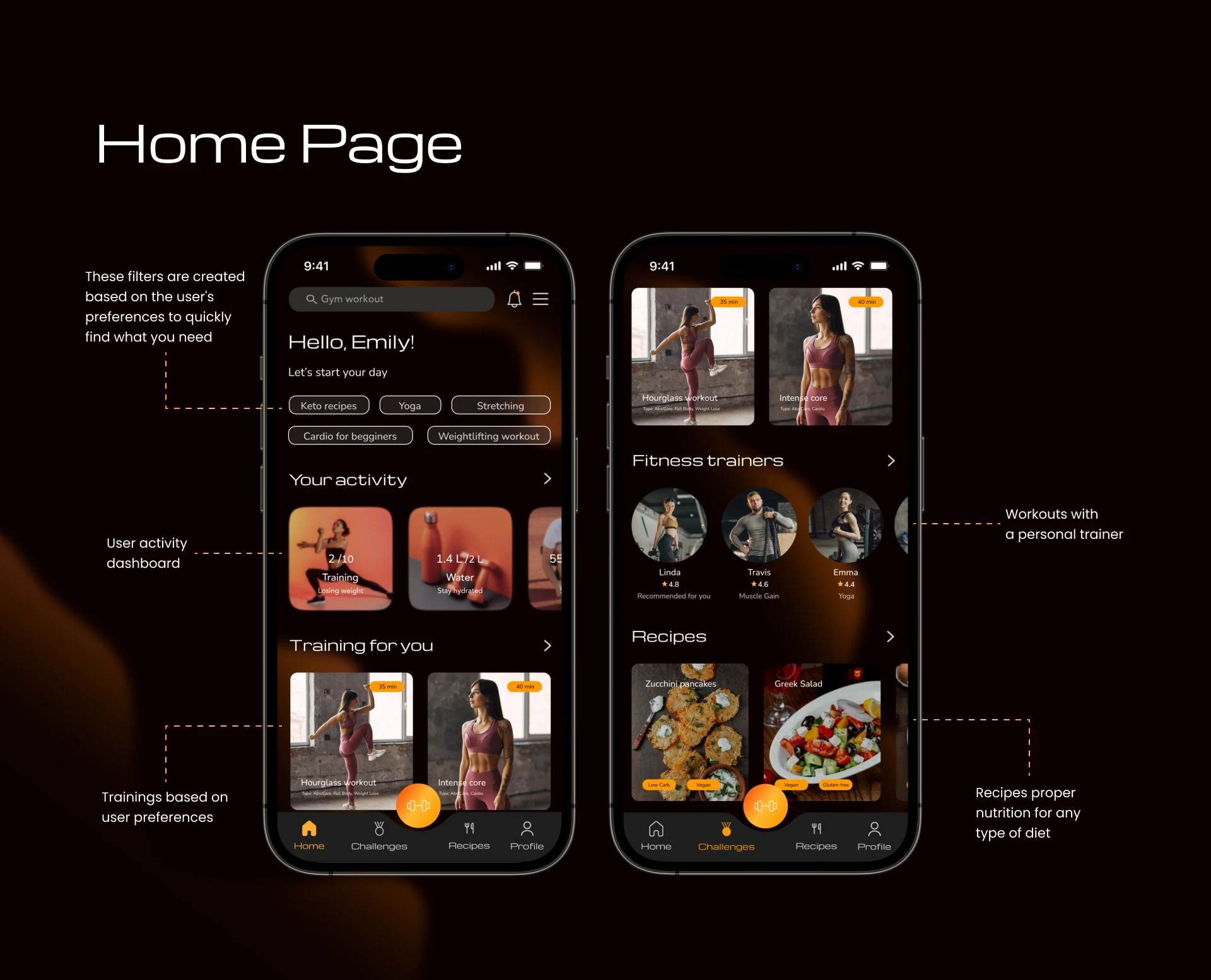 BeFit — Mobile UI