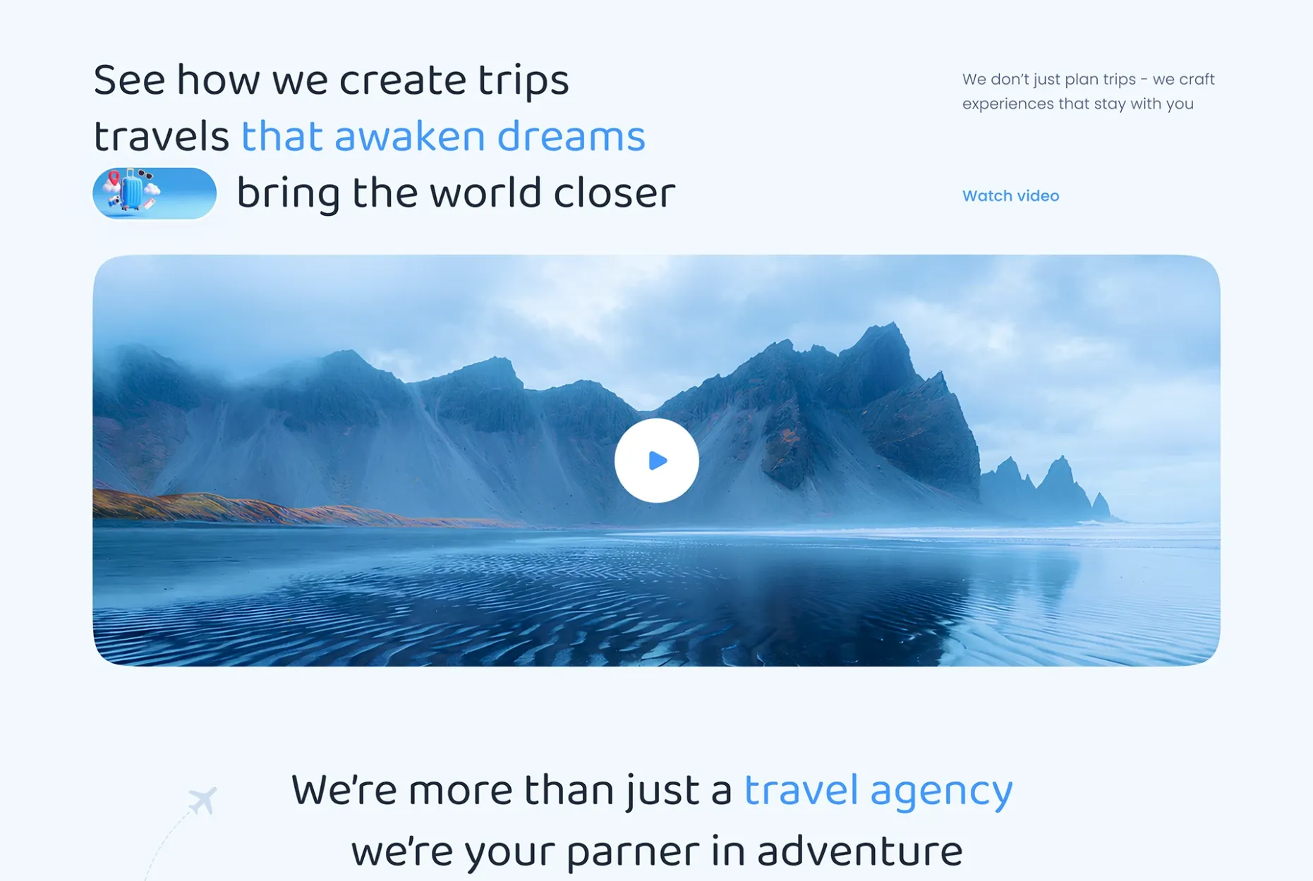 FlyFly — Video section and travel partner